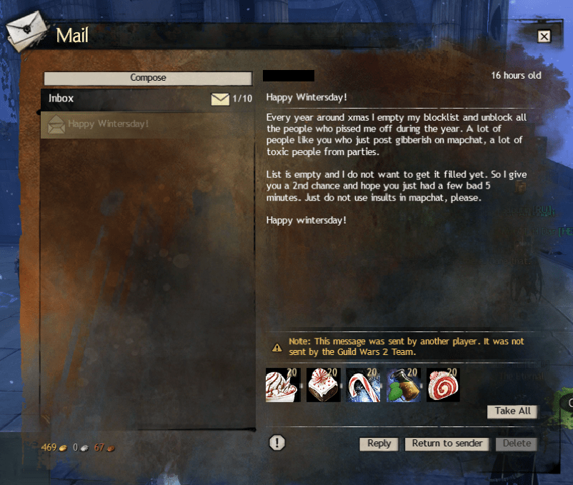 The Last Chance Guild Wars 2 Wiki Gw2w In which case its a matter of convenience since they could otherwise give you the name to manually unblock.