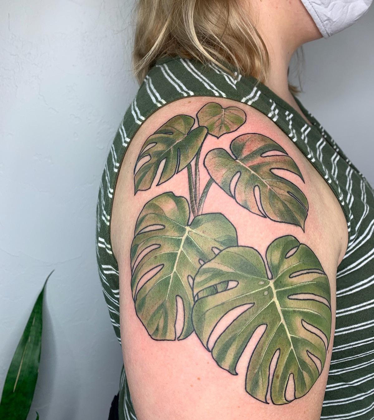 Lista 141+ Monstera Leaves Tattoo Completo