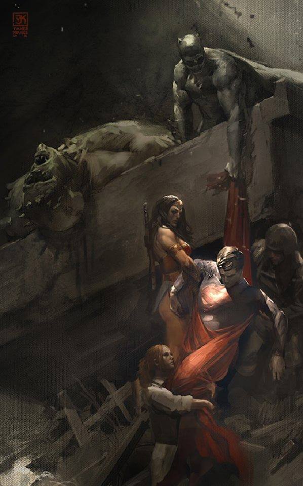 Batman V Superman Dawn Of Justice Concept Art By Vance Kovacs Superman