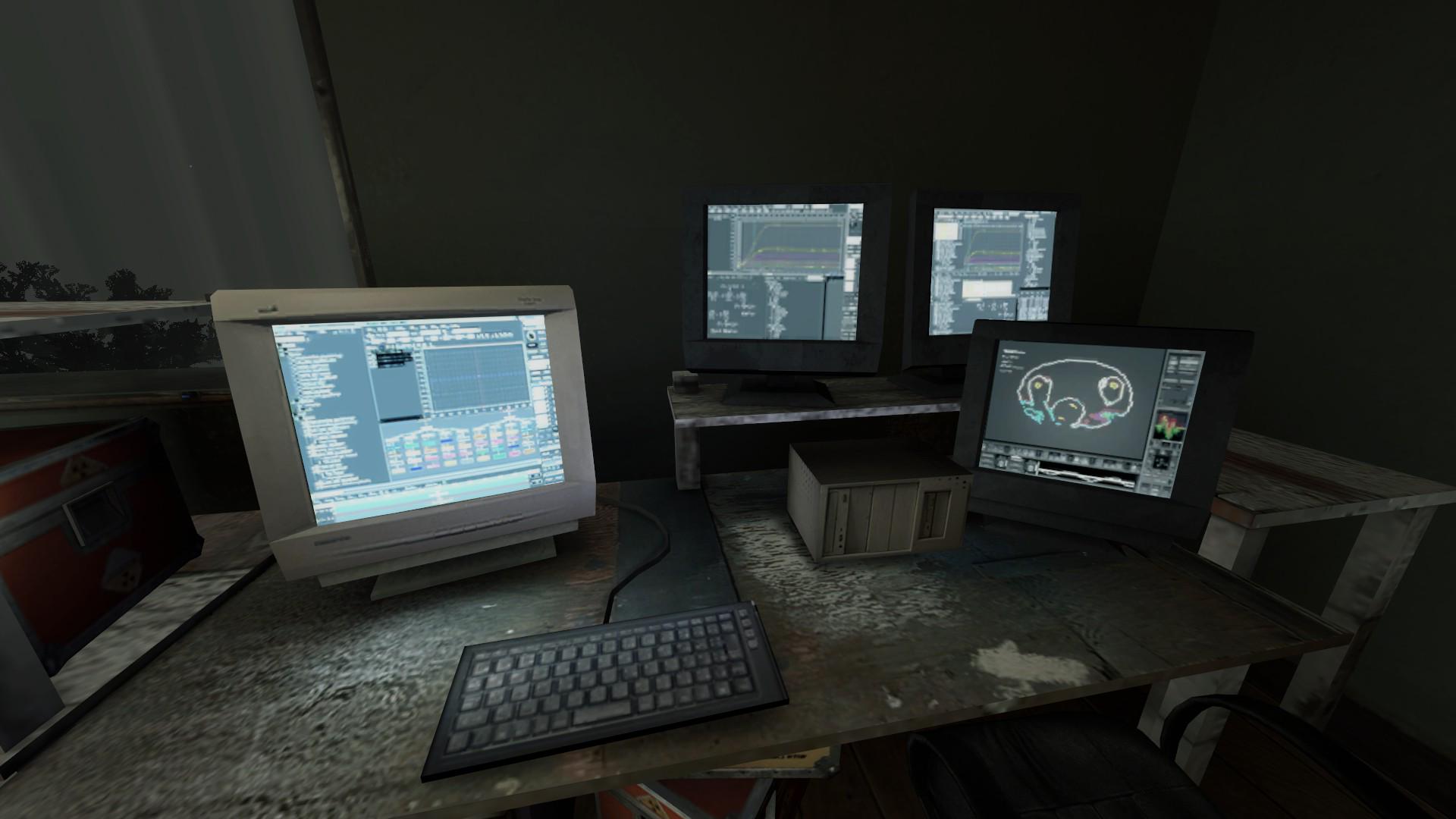 What programs is Kleiner running on his computers? : rHalfLife
