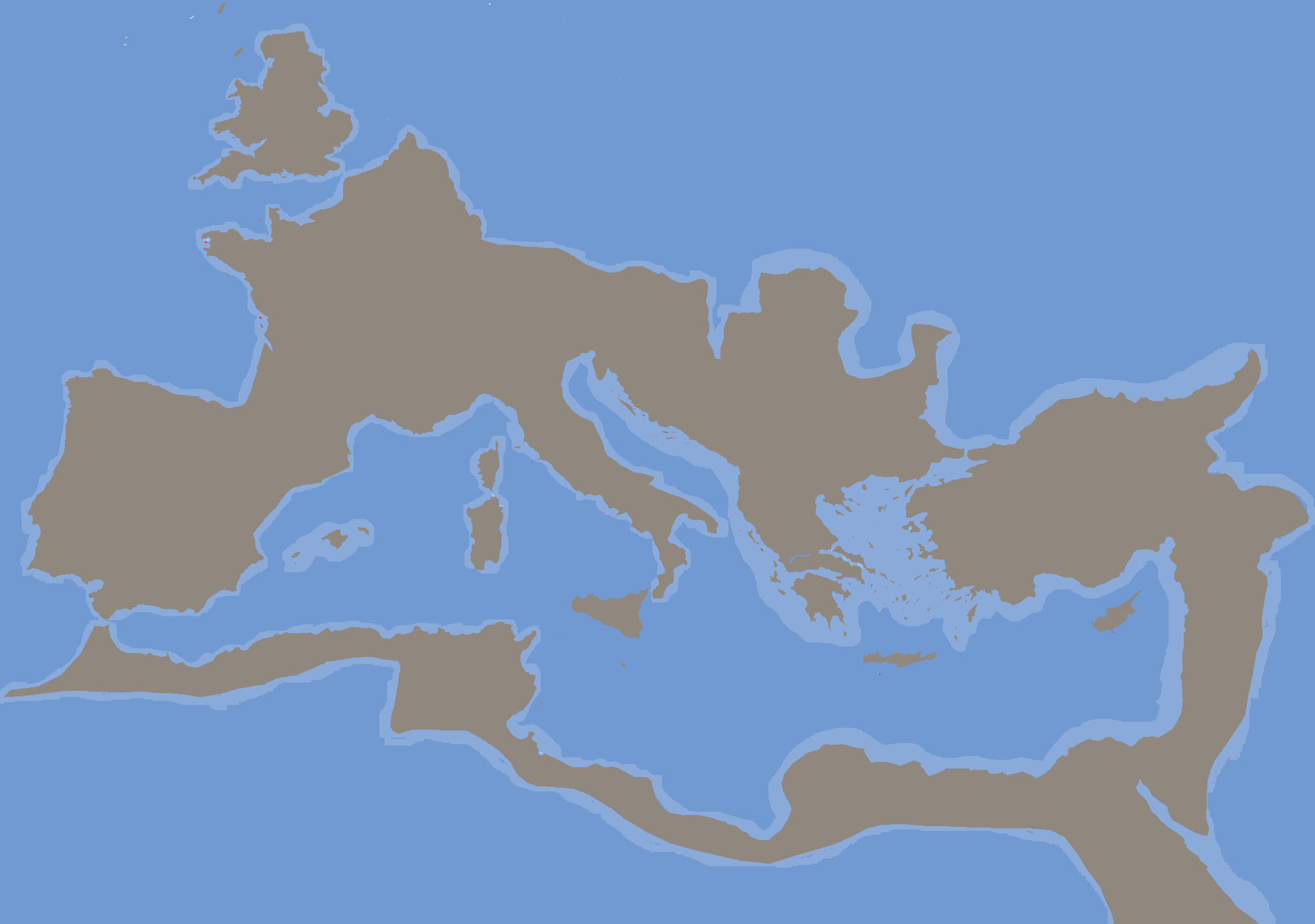 Ancient Roman Empire Maps Blank 
