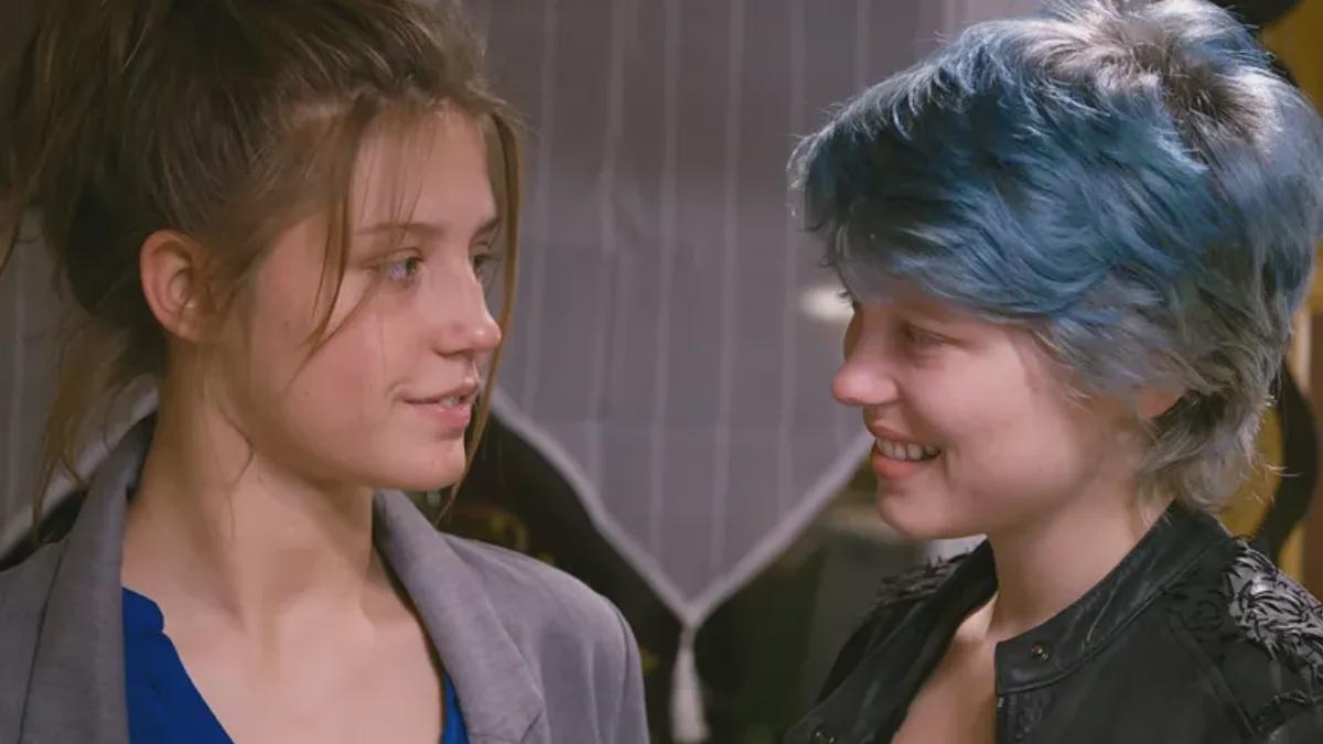 Blue Is the Warmest Colour (2013) is a film featuring a 13 minute long lesbian sex scene between Lea Seydoux and Adele Exarchopoulos. If you have not heard of this movie, I