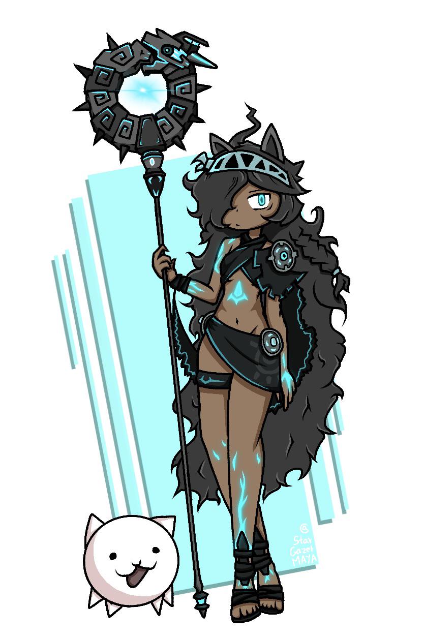 Fan-Made] Kasli the Bane Fanart (by me!!) : rbattlecats