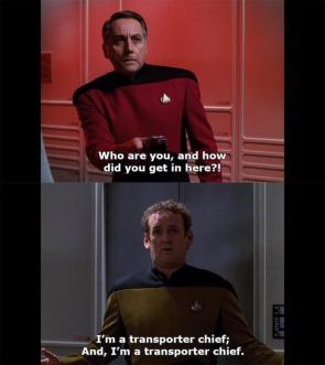 Starfleet Captain Frank Drebin would be proud…