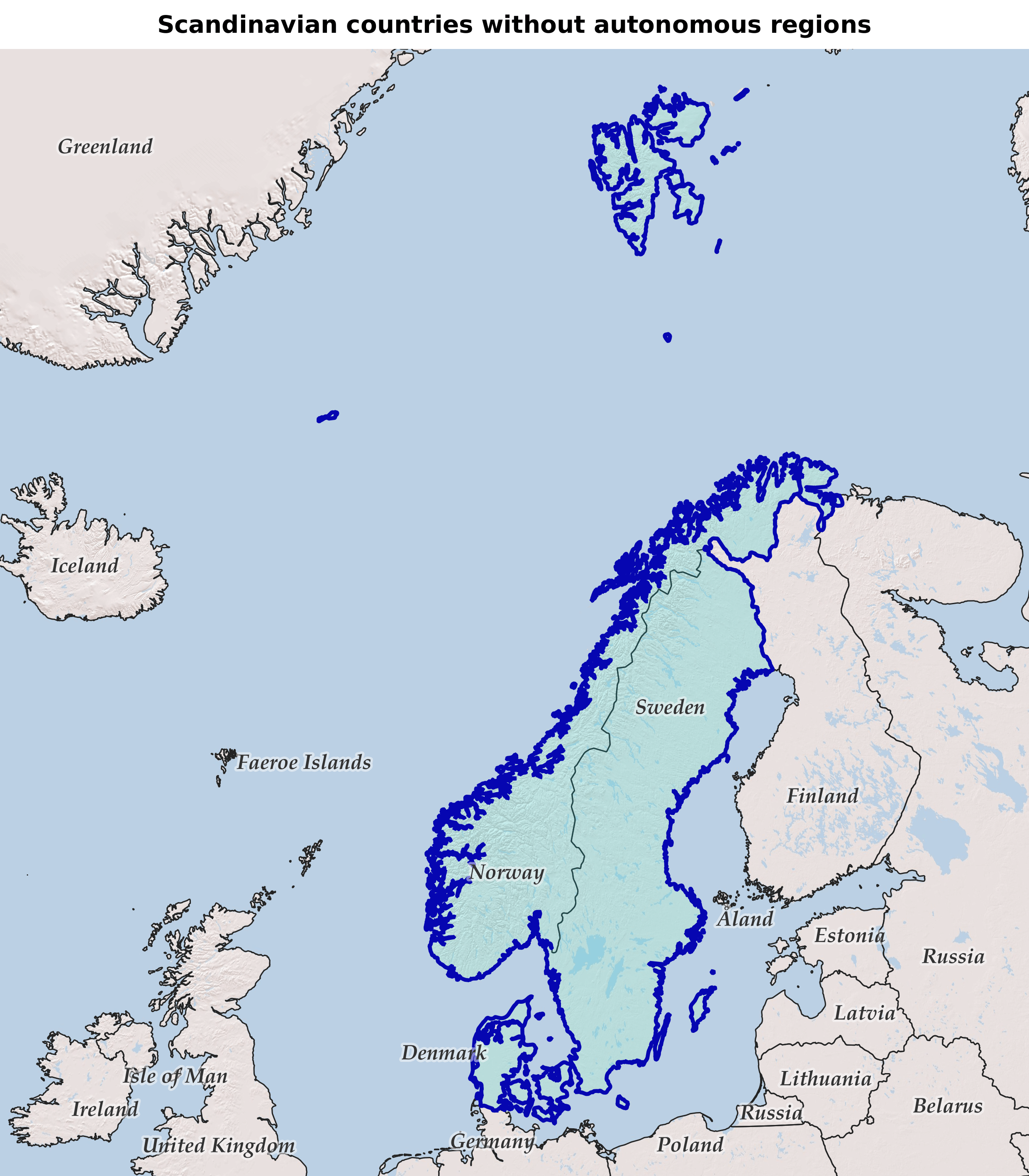 Scandinavia World Map Scandinavia Map By Net 