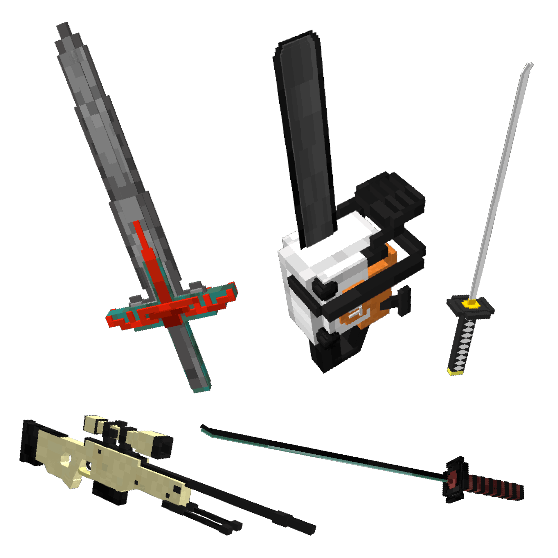 Are minecraft custom 3d items considered art?