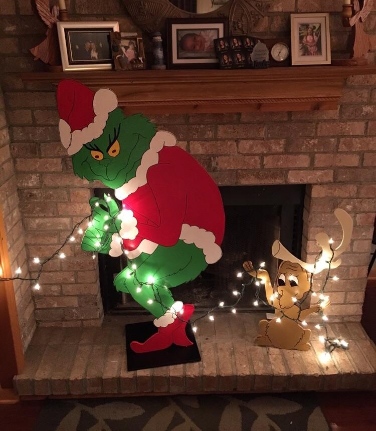 Finish this line from how the grinch stole christmas: GRINCH and MAX stealing Christmas lights : christmas
