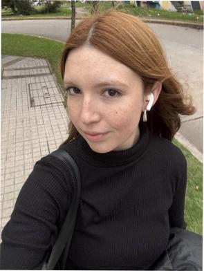 18f soft ginger face with freckles after a long day