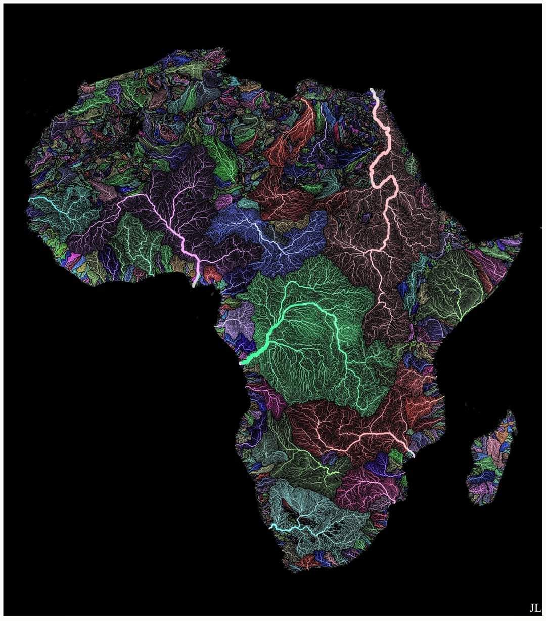 Rivers In Africa Map All For One 