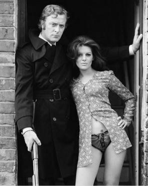 Michael Caine and Geraldine Moffat in Get Carter -1971