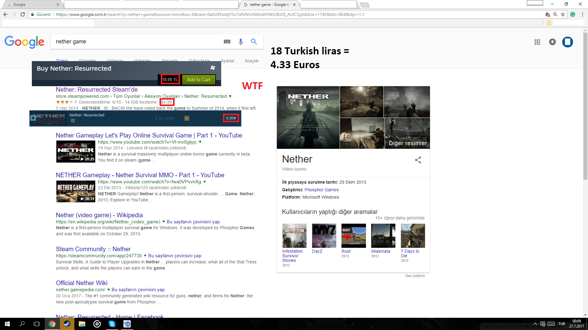 Steam = scam?
