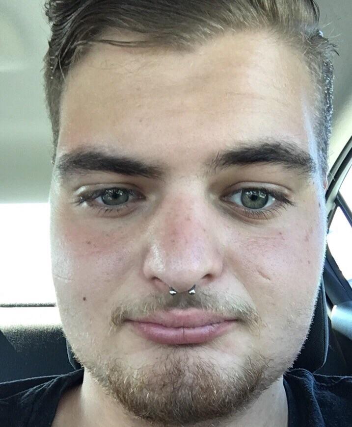 Got My Septum Pierced Today By Alex At Queen City Tattoo In Poughkeepsie New York Super Happy Piercing