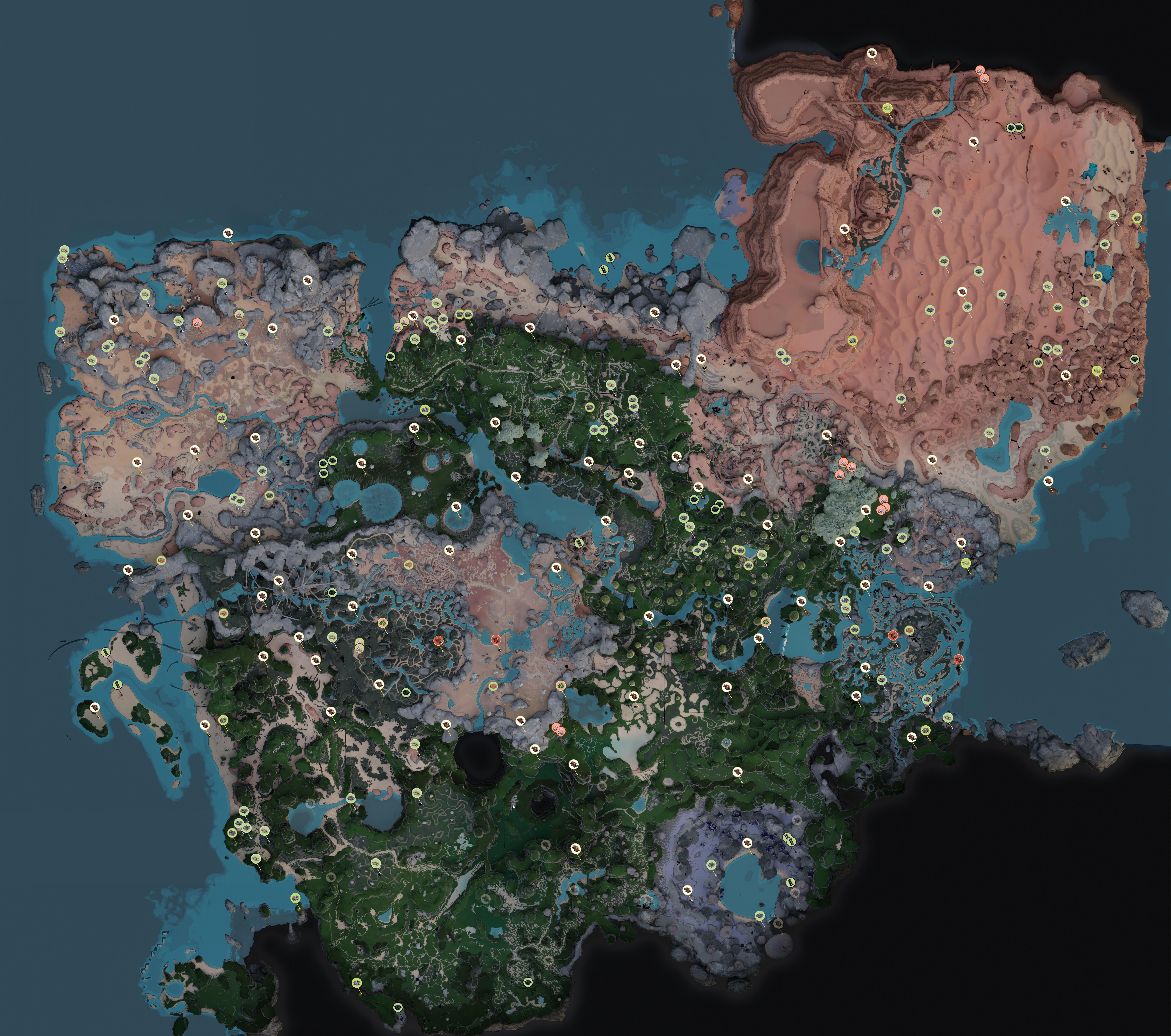 Updated Map Resource Nodes.