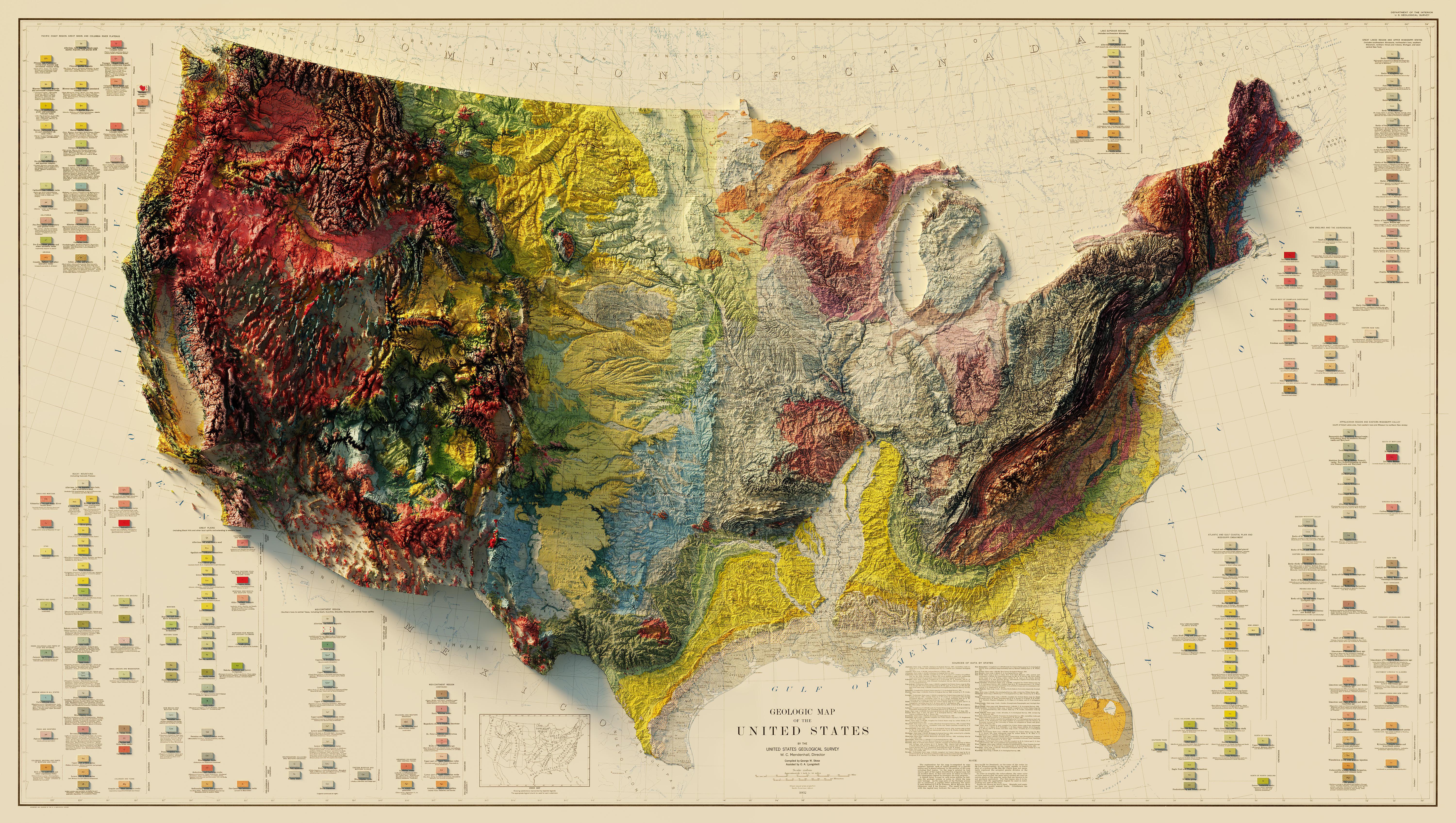 Geologic Plates Map 