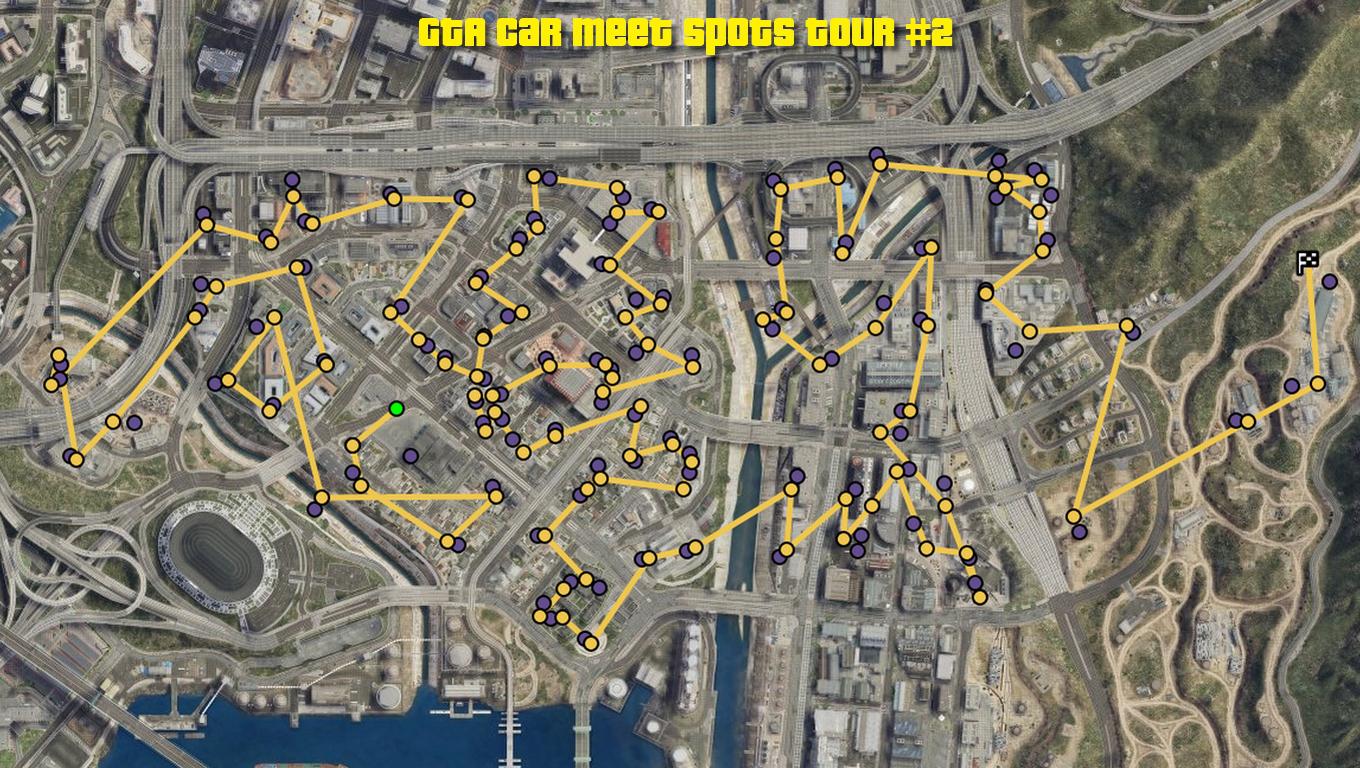 Gta 5 Cars Location Map 
