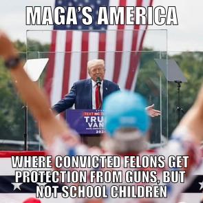 More guns are better unless your party is aiming them at you.