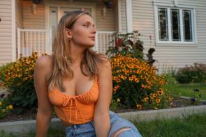 looking away