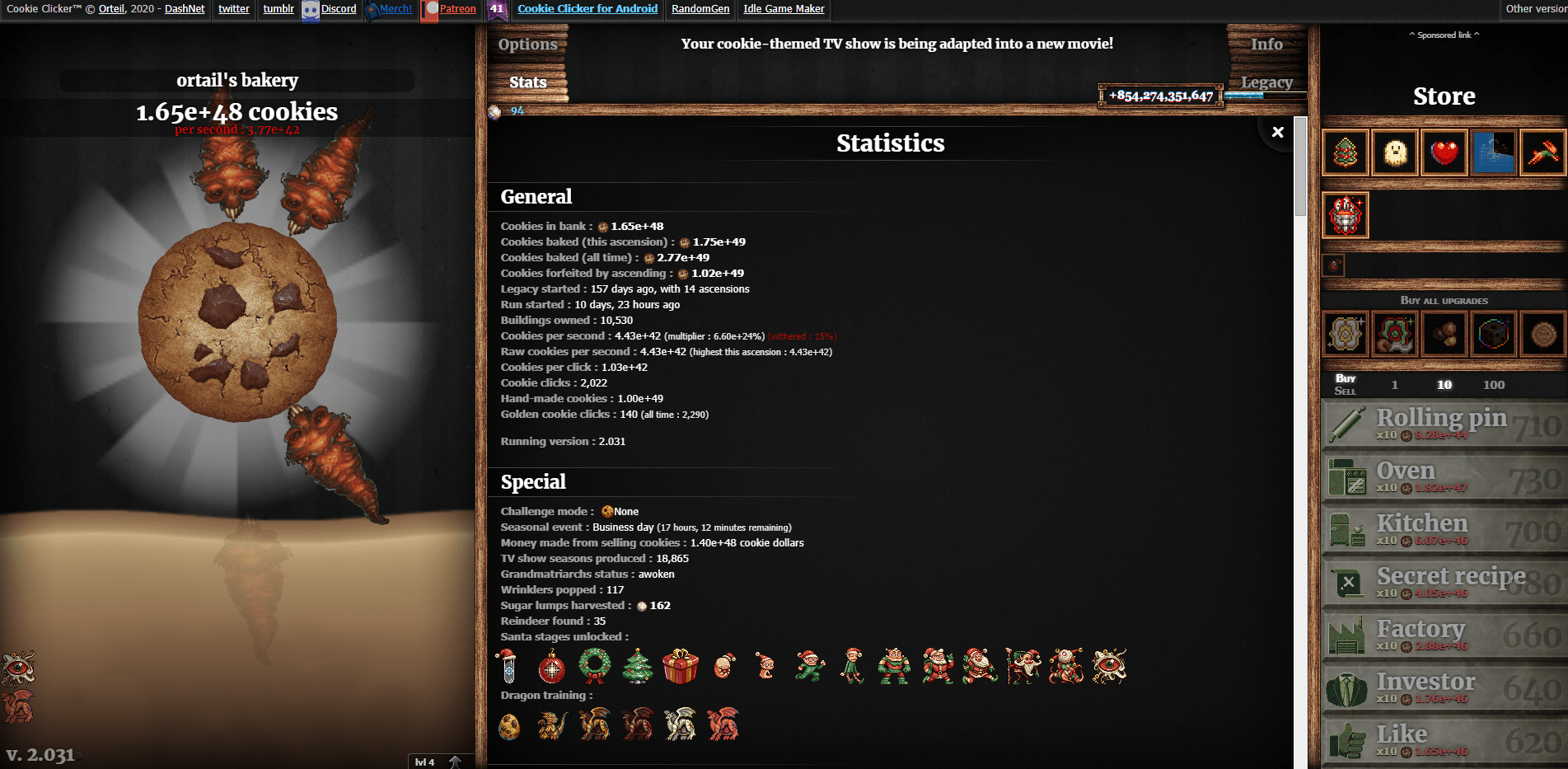Discuss Everything About Cookie Clicker Wiki Fandom Posted by Amelia Whitehart on June 9 2021 in Games.
