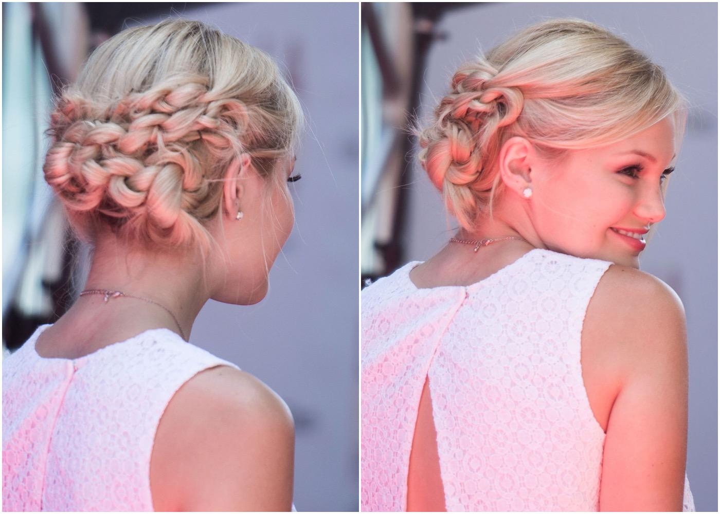 Elaborate hairstyle!