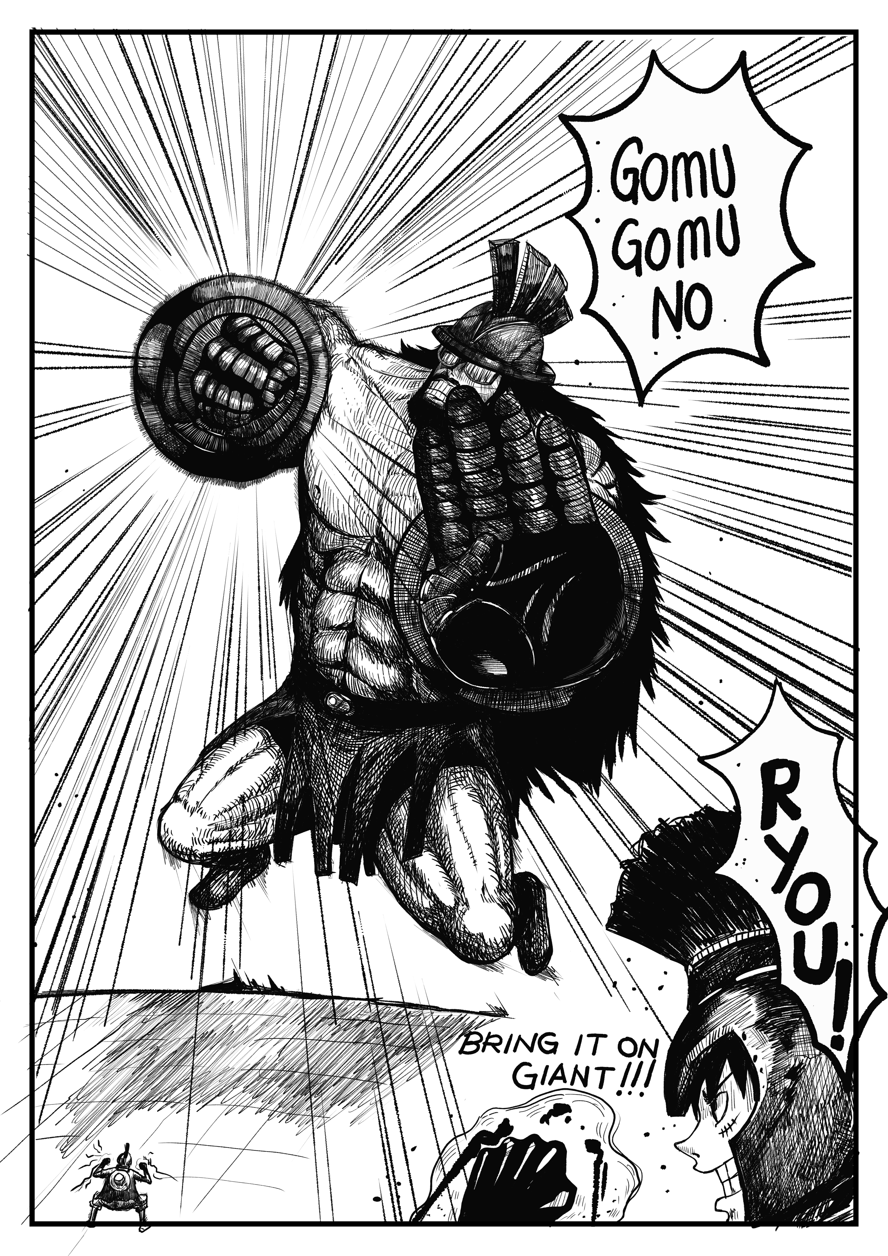 what if: Gomu gomu no vs Ryou! : r/OnePiece