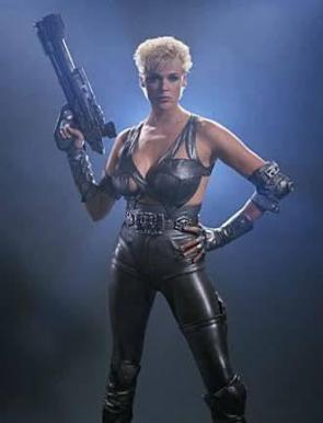 Brigitte Nielsen as Ladera in Galaxis, 1995.