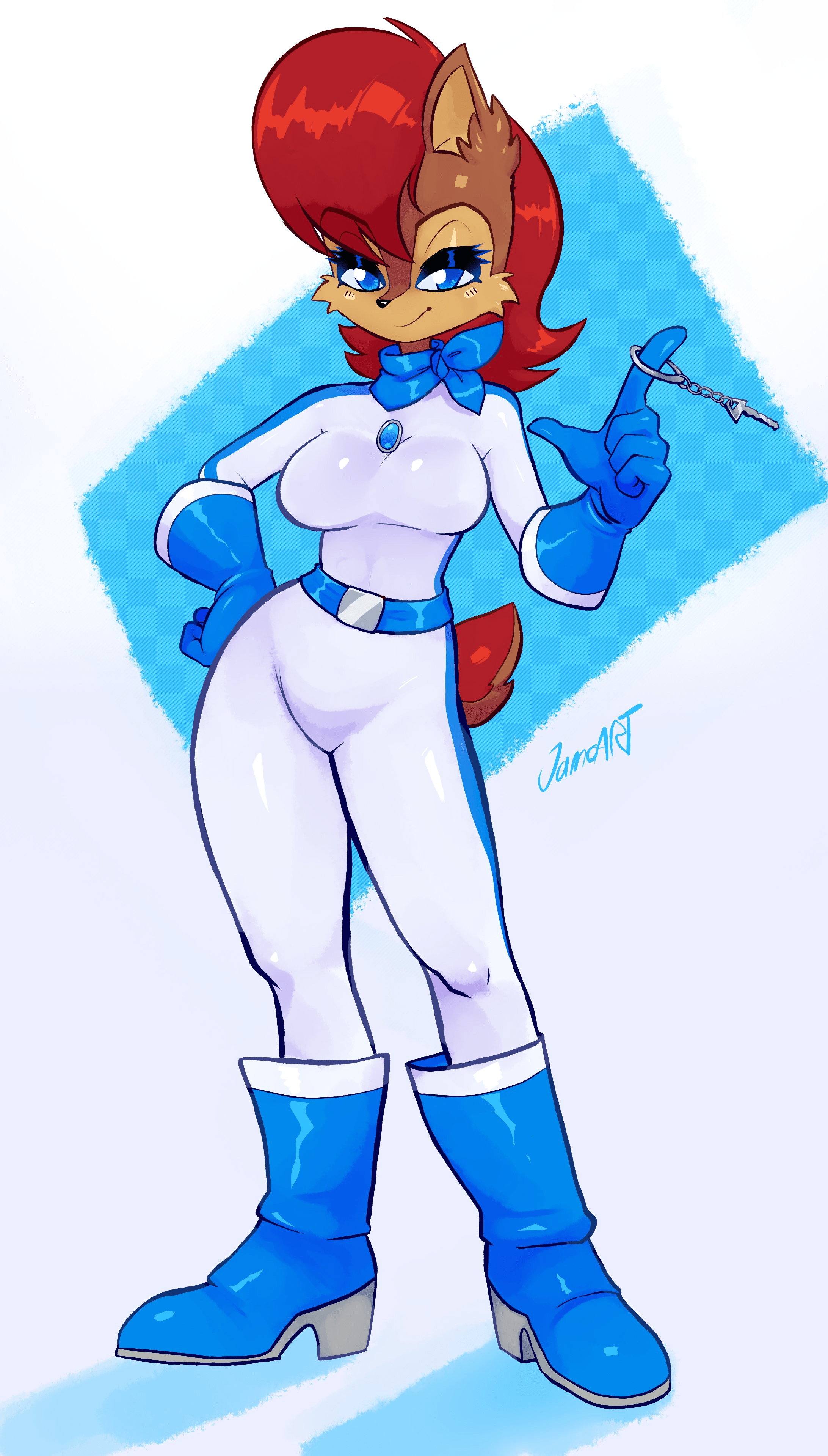 MK biker girl Sally by Jamo_ART : rSonicTheHedgehog