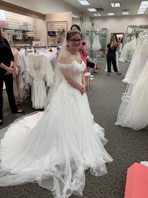 Can T Wait For My Once Upon A September Wedding My Face Looks Awful Cause I Was Crying Myweddingdress