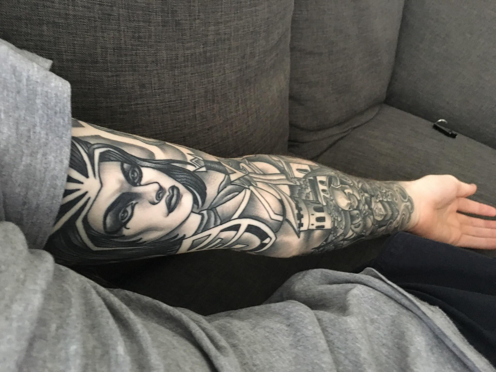 Gods From My Gaming Days Runescape Done By Cree Mccahill At Iron Bell Studio On The Sunshine Coast Qld Australia Tattooantra