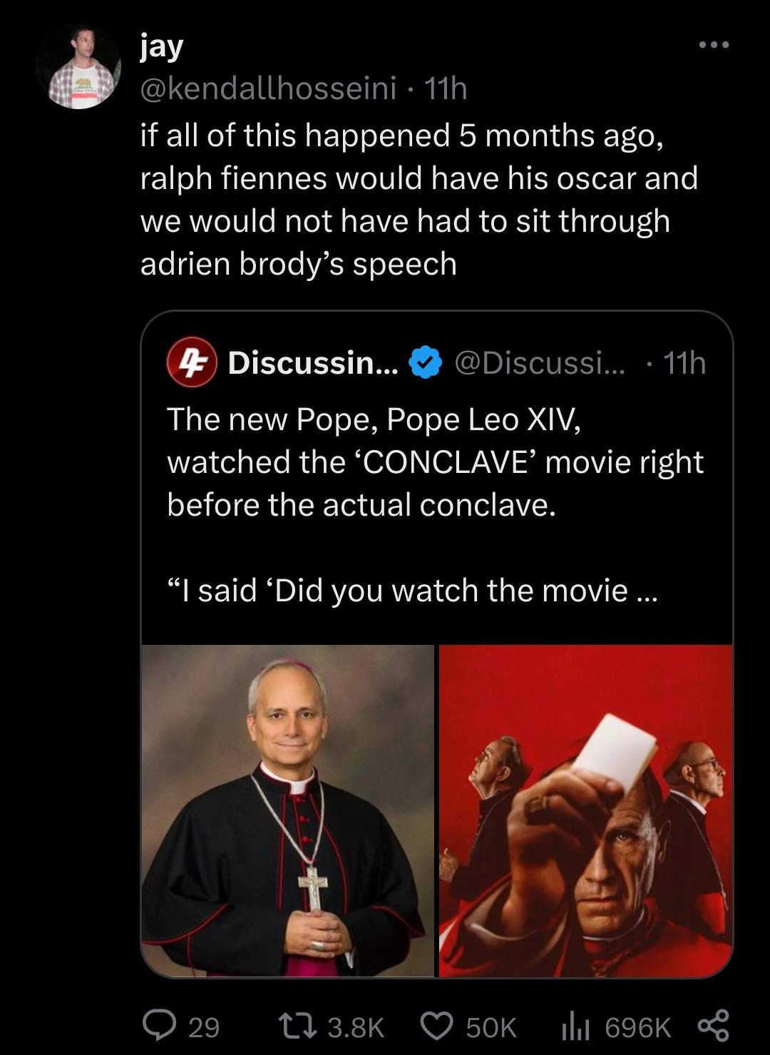 Oscar Voters would have their hands tied then : rokbuddycinephile