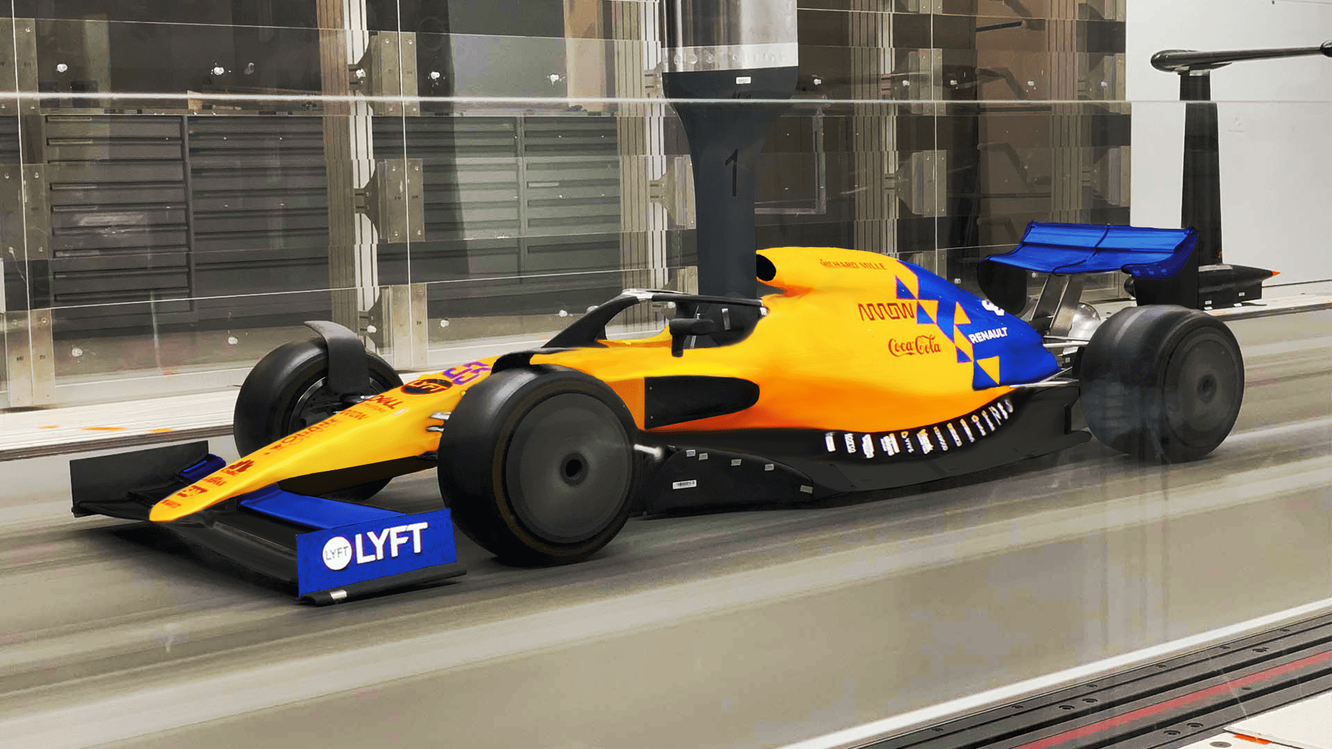 F1 2021 Wind Tunnel Model With Mclaren S Livery Not The