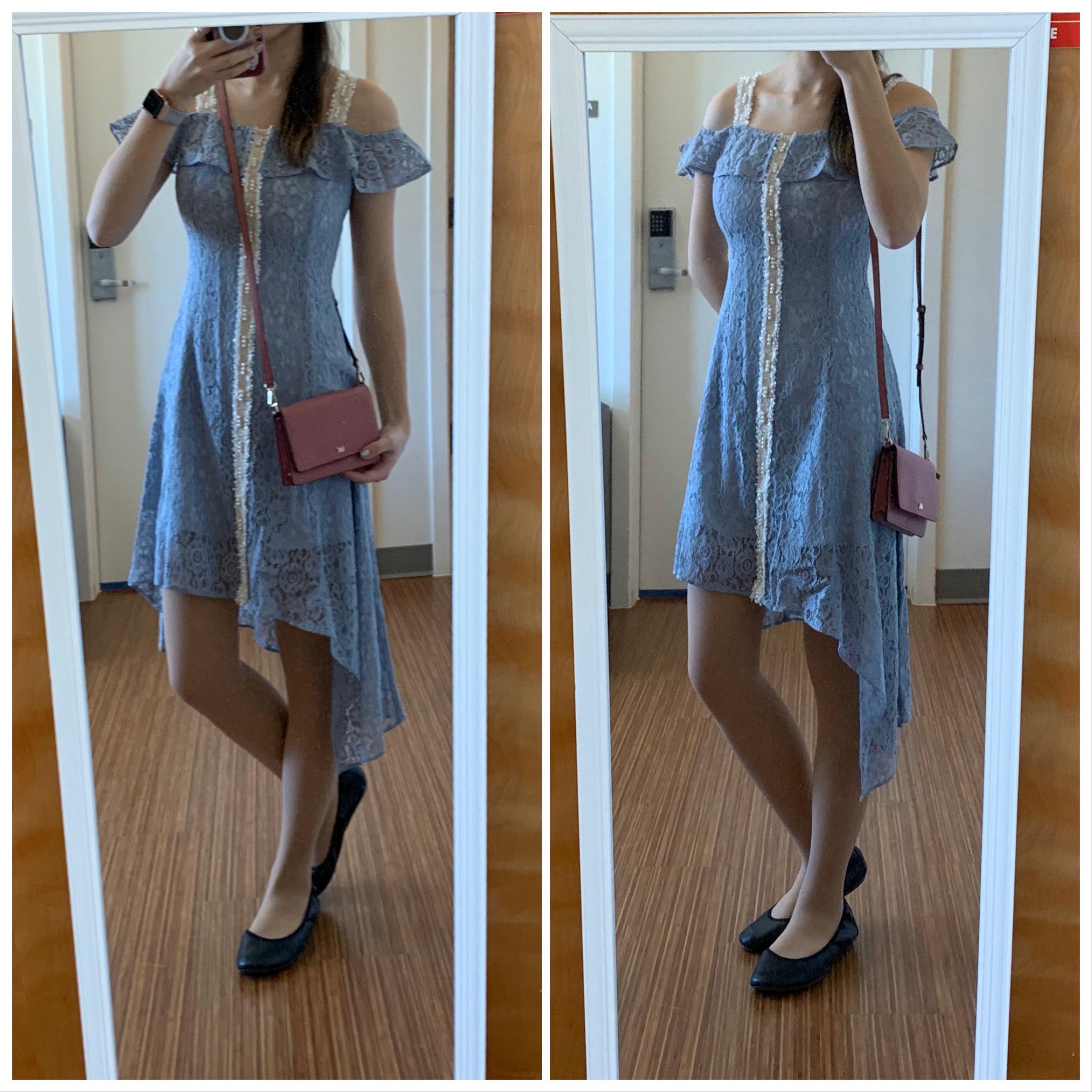 Going For First Anniversary Dinner Tonight At Fancy Japanese Restaurant Thoughts I Ve Been Saving This Dress For A Special Occasion And I Can T Walk In Heels I Don T Usually Dress Up