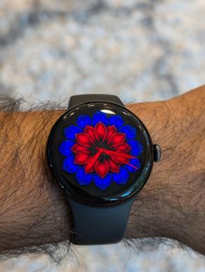 Experimenting with smart watch faces