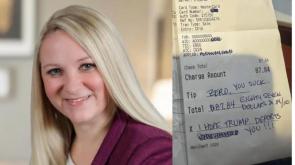 Ohio Real Estate Agent Fired After Leaving Racist Note on Bill