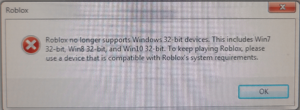 How Do I Get Roblox On My 32 Bit Windows 7 Pc R RobloxHelp 
