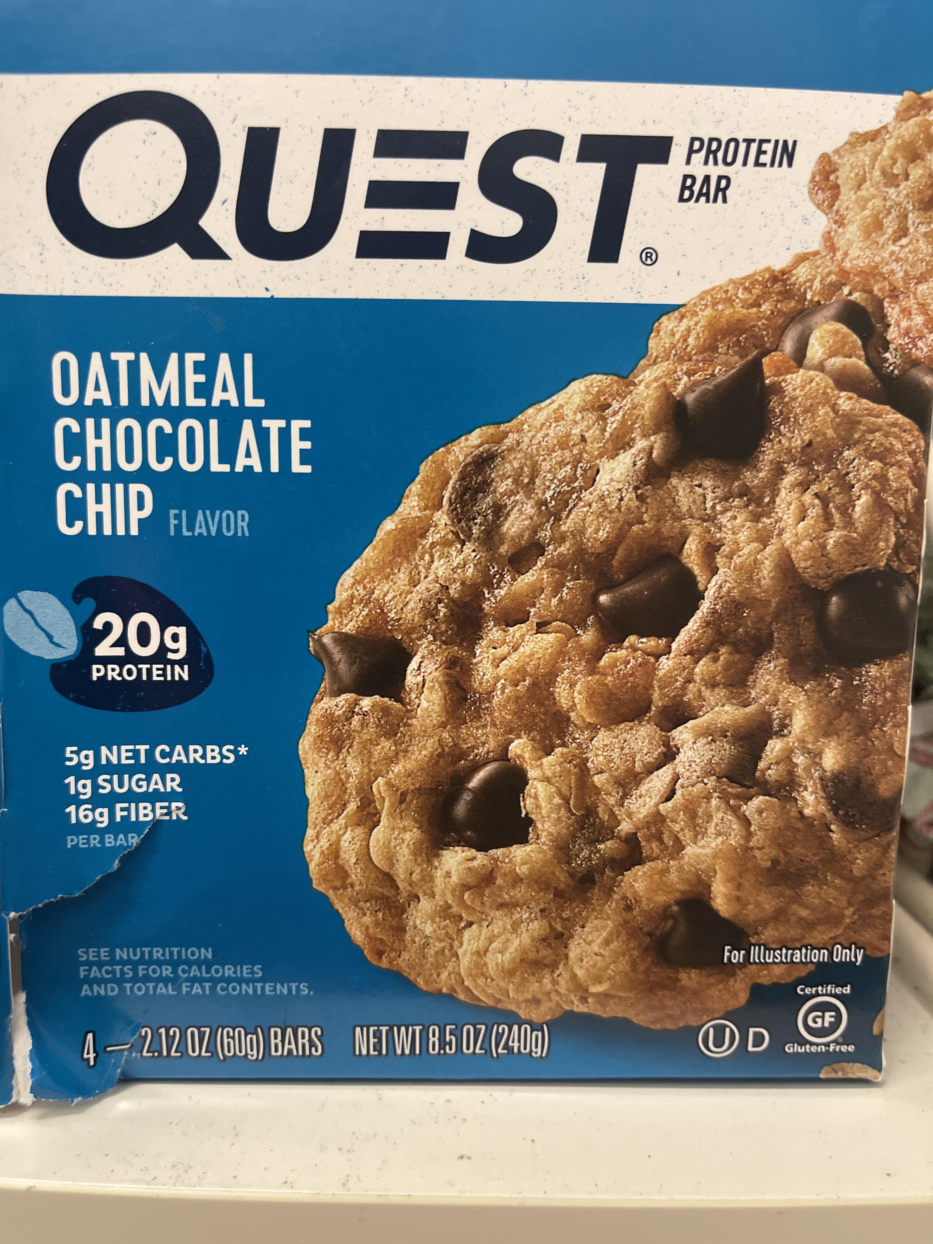 Here is what fiber does for you: Certified Gluten Free Oatmeal Chocolate Chip Quest Bars R Celiac