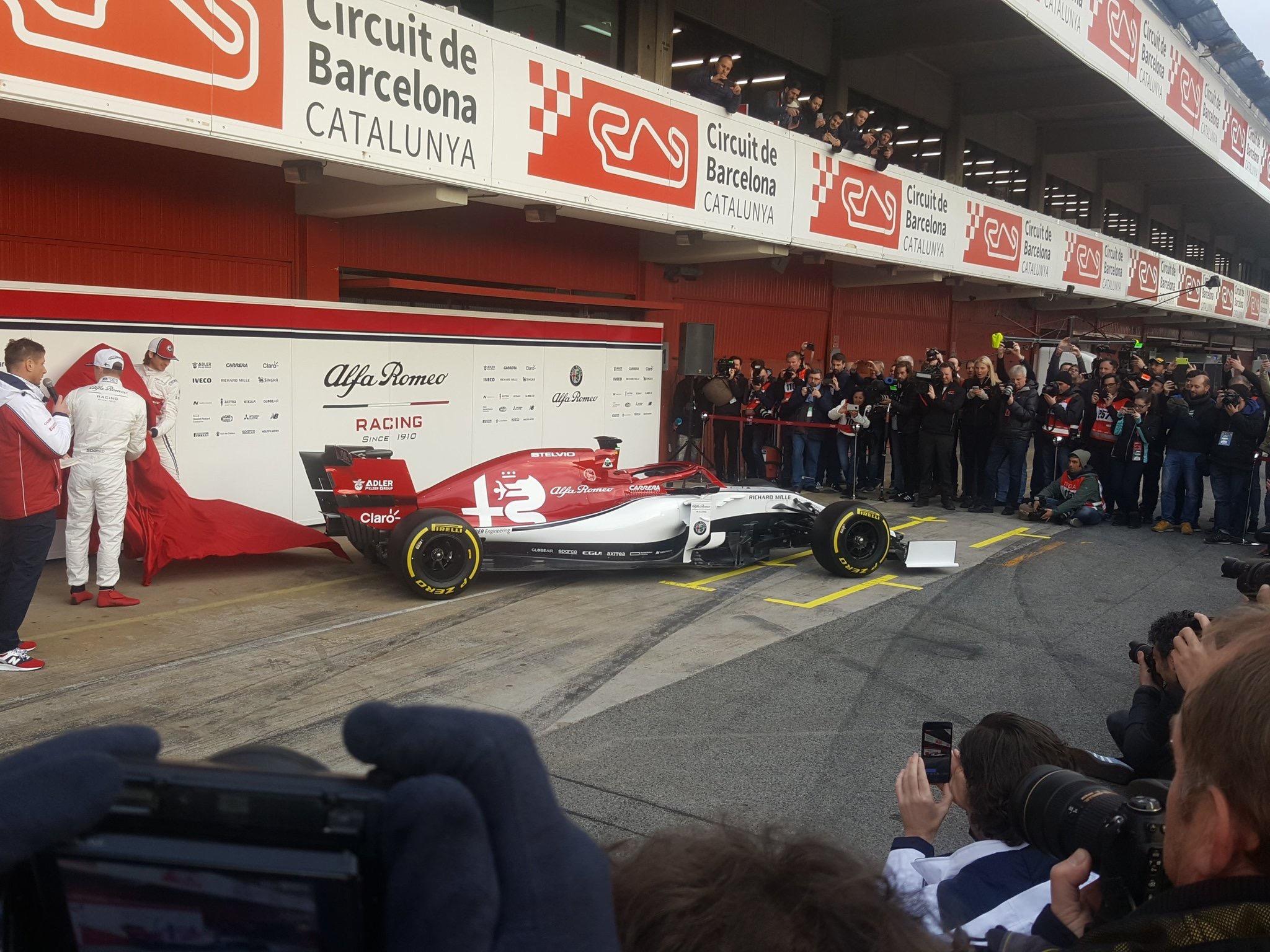 New Alfa Livery Formula1
