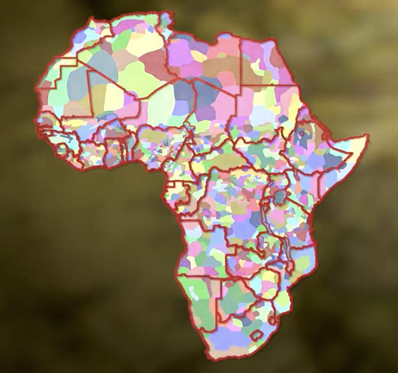 Mapa Tribal De Frica 