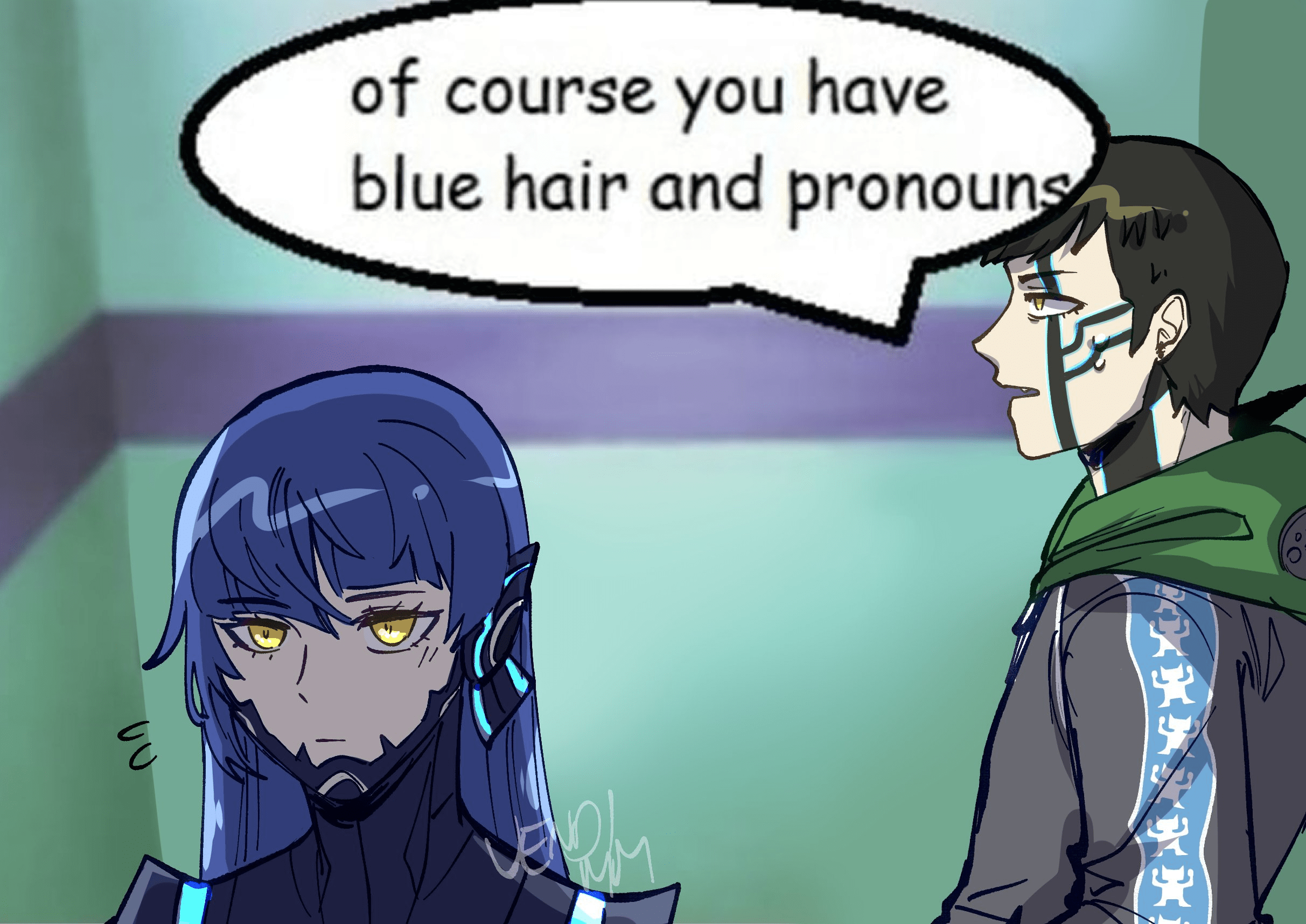 canon nahobino and demifiend interaction : rMegaten