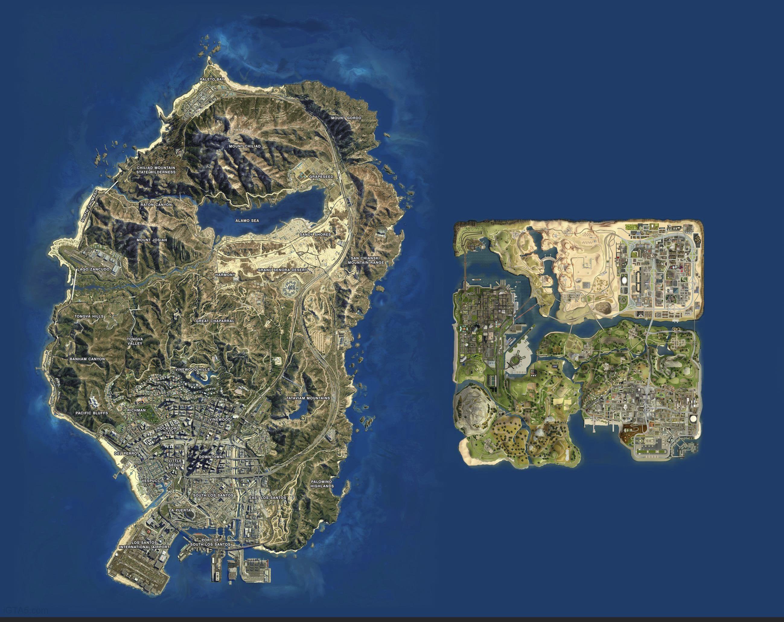 Mapa De Tudo Do Gta San Andreas 