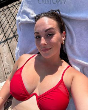 red bikini