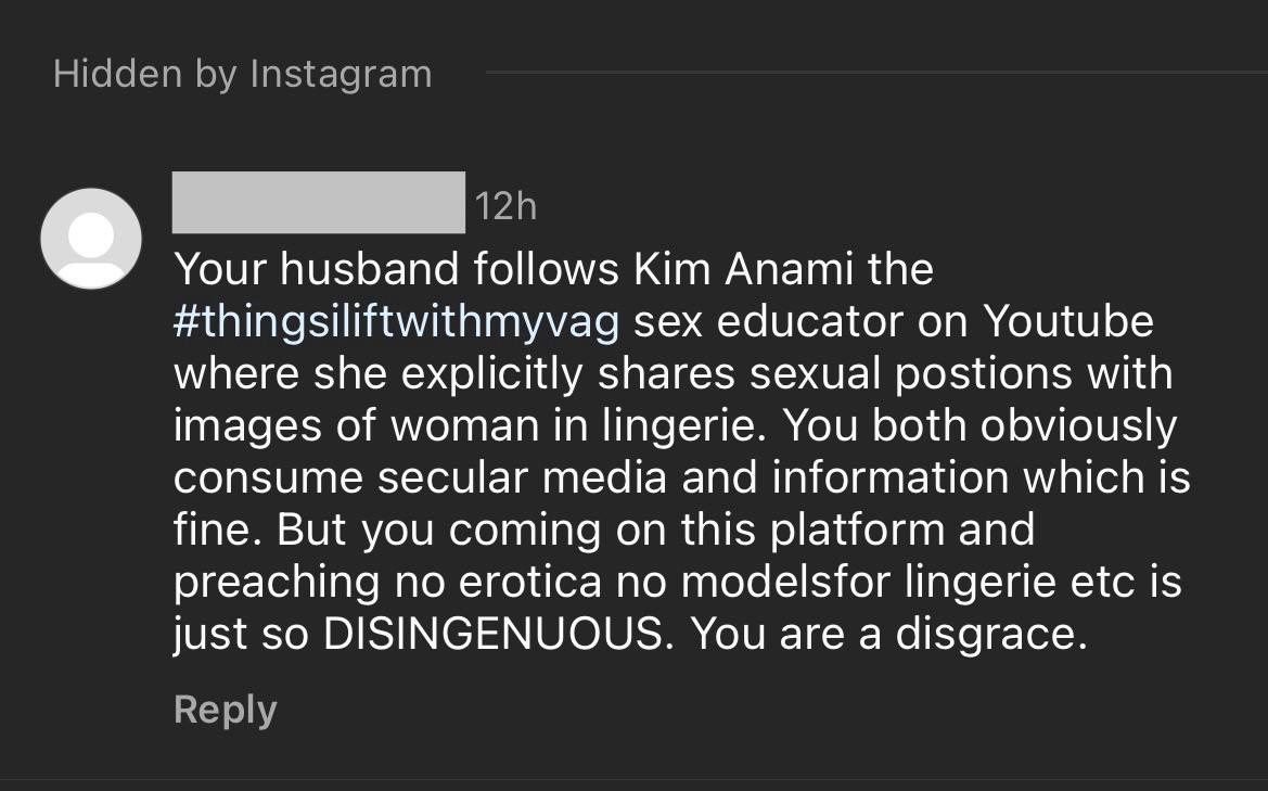 Davs getting called out in the comments too! : rFundieSnarkUncensored