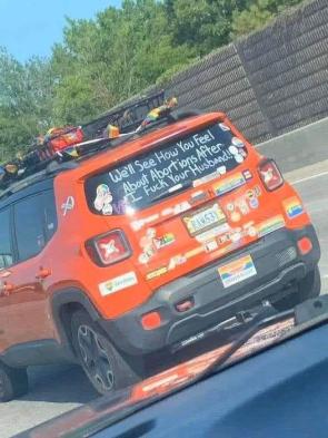 This lady means business!