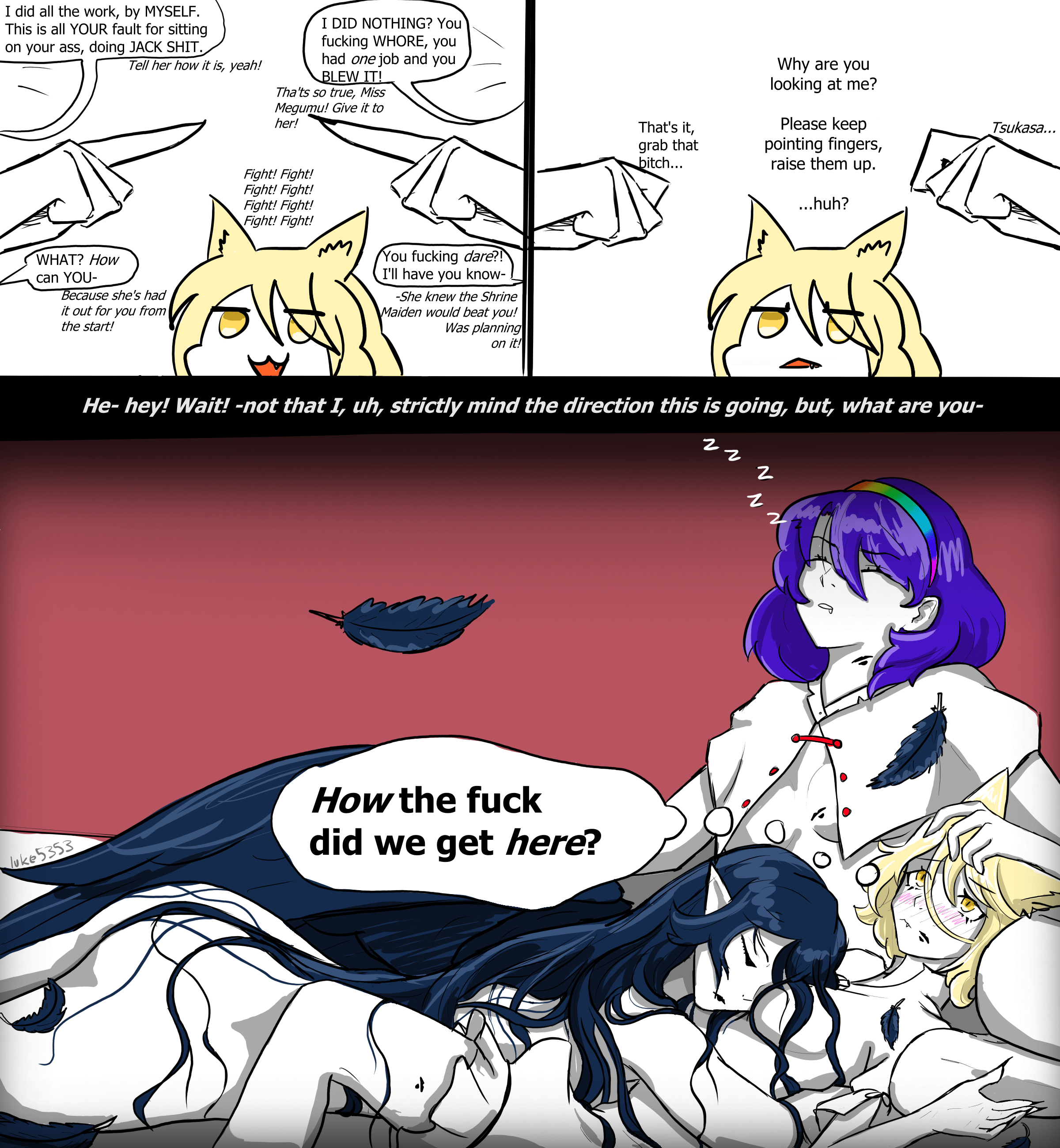 Tsukasa in a hate sandwich : : r2hujerk