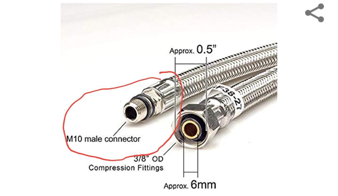 I Replaced My Faucet Supply Line But It S Still Leaking Any Ideas Home Improvement Stack Exchange Your faucet has two supply lines or supply tubes that bring water to the faucet. I Replaced My Faucet Supply Line But It S Still Leaking Any Ideas Home Improvement Stack Exchange 38 to 12 Adapter.