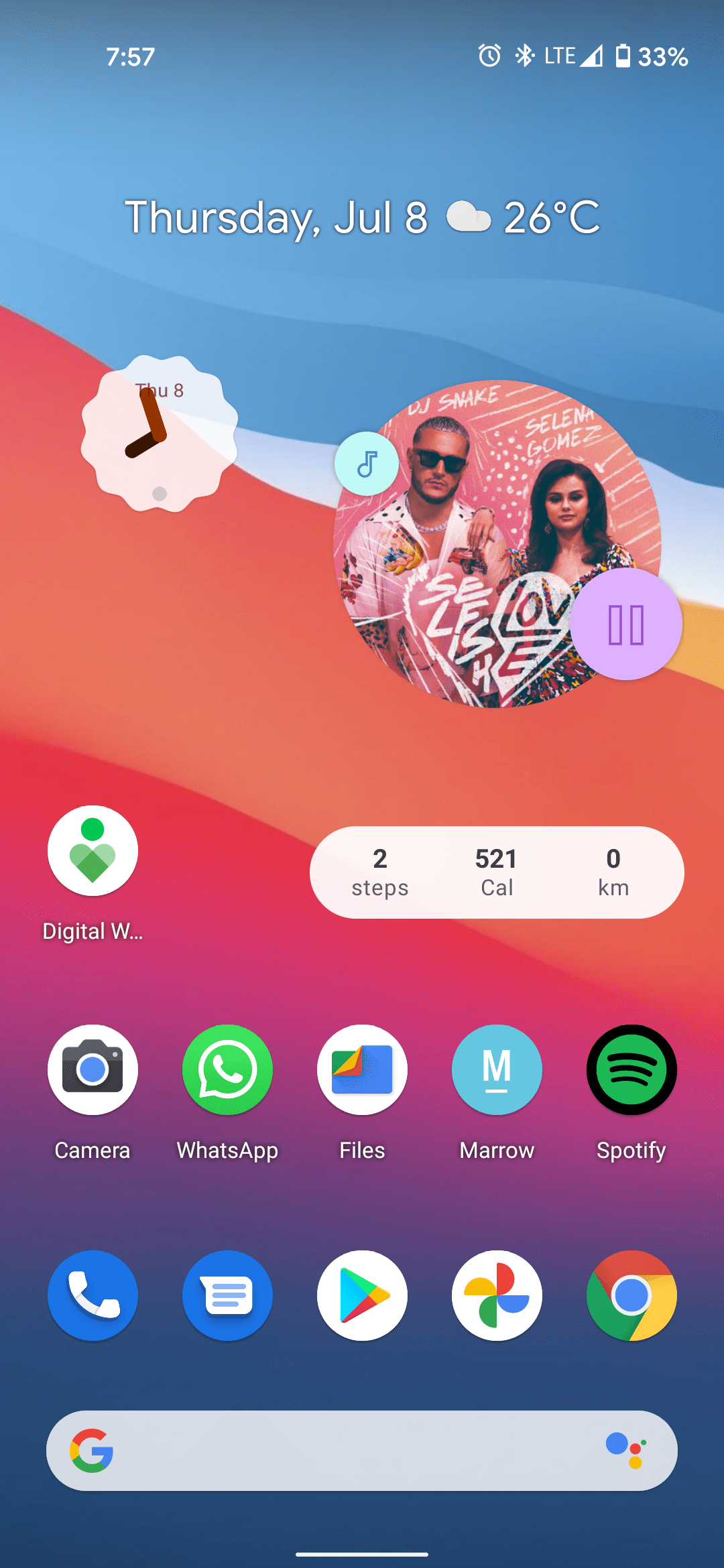 Here are the best android 12 widget packs to use right now and how to each handles. Homescreen With Android 12 Music Clock Widget R Kwgt