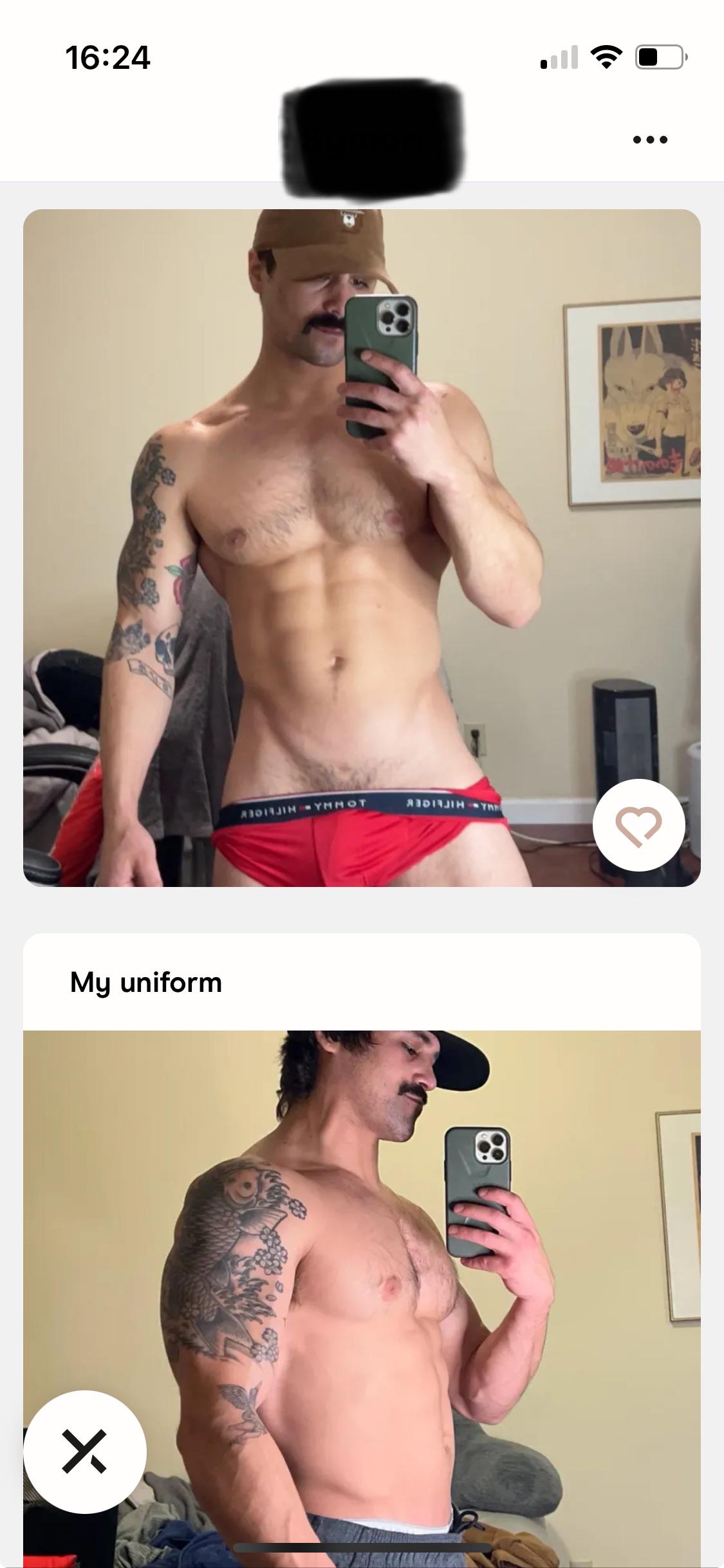this is the sluttiest picture of a man ive seen and honestly, i salute him : rTinder