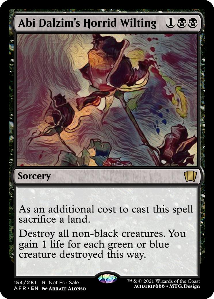 Abi dalzim's horrid wilting