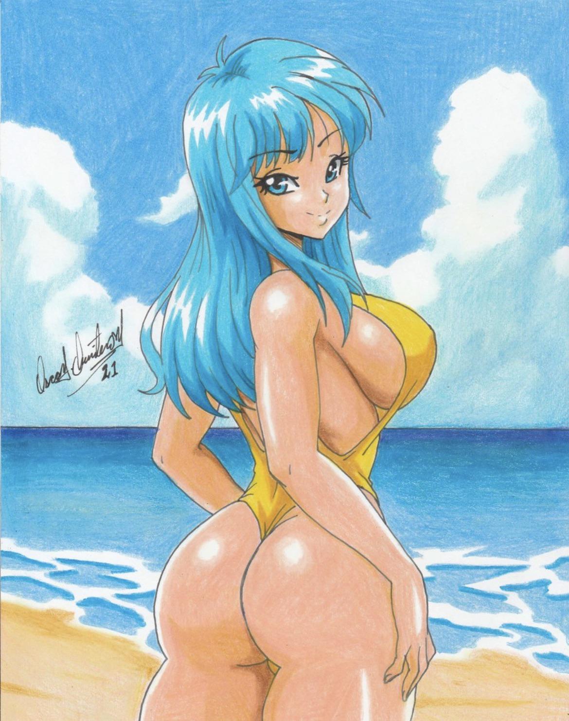 Maron was sexy as hell! : rDragonballsuper