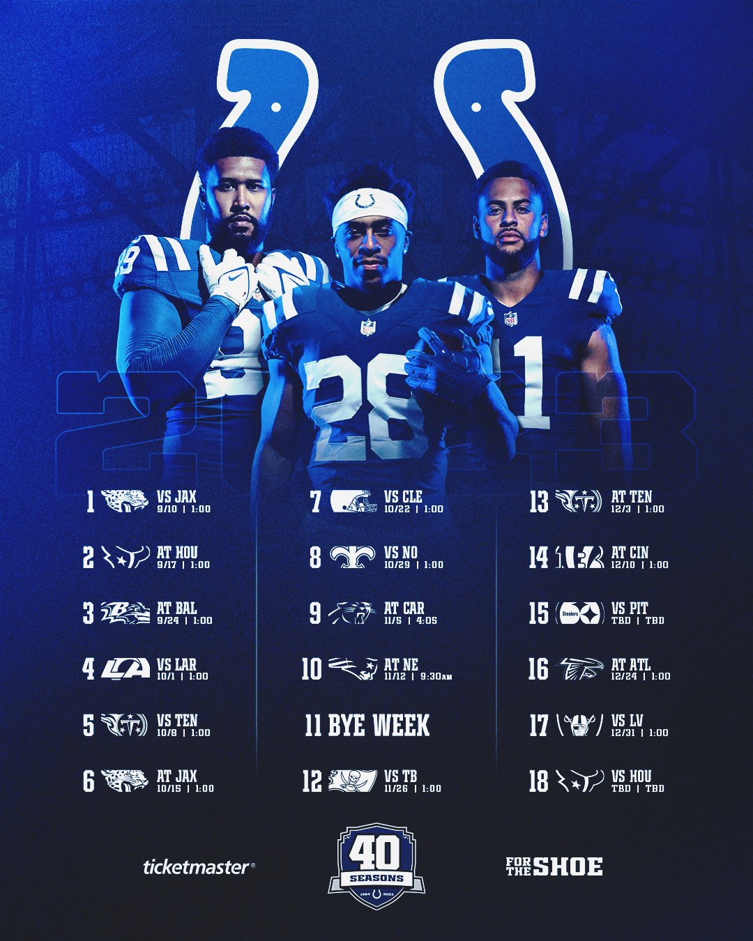 The Official 2023 2024 Colts Schedule R Colts 