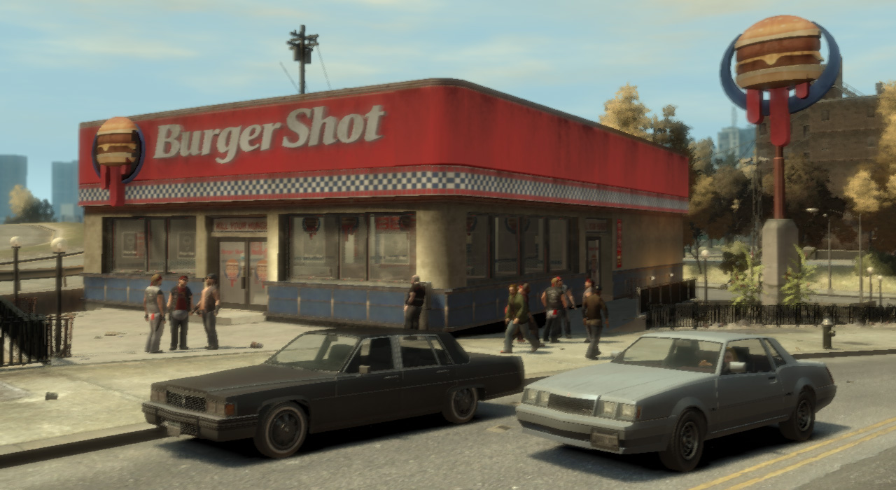 Rockstar Open Up Burger Shot And Let Us Eat Food Like In GTA IV R 